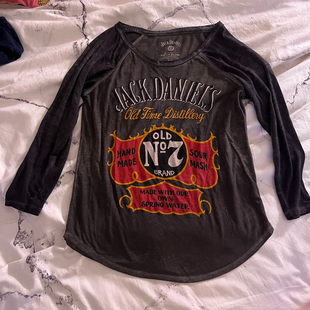 Jack Daniels Lucky Brand Graphic Tee